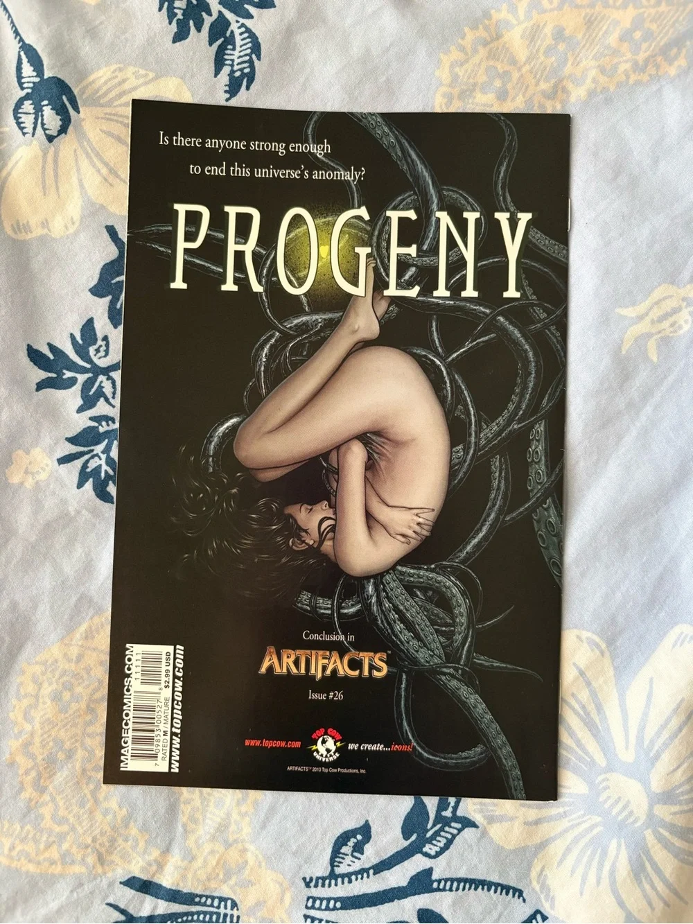 The Darkness #111 Progeny Part 3 Trading Card Style Comic - Black/Cream Artwork